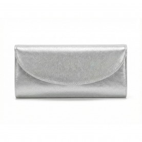 Дамска чанта Rainbow Womens Clutch Bag - Silver дамска,чанта,всички,чанти,аксесоари,на,разпродажба,rainbow,women,s,clutch,bag,silver
