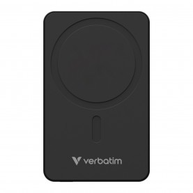 verbatim,charge,n,go,power,bank,10000mah,magnetic,wireless,charging,black,black