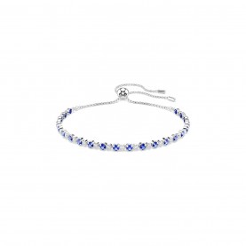 бижутерия,swarovski,women's,trilogy,triple,row,crystal,tennis,bracelet,blue,rhs