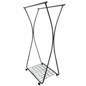 аксесоари,на,разпродажба,practical,fragile,black,garment,rack,silver