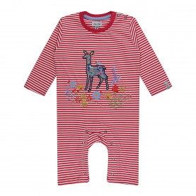 Lilly and Sid Kids Little Deer Baby Bodysuit - Pink lilly,and,sid,kids,little,deer,baby,bodysuit,pink