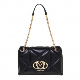 Дамска чанта за през рамо Love Moschino Womens Shoulder Bag - Black дамска,чанта,за,през,рамо,всички,чанти,аксесоари,на,разпродажба,love,moschino,women,s,shoulder,bag,black