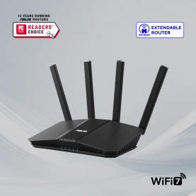 ASUS RT-BE55 WiFi 7 AiMesh Extendable Router - Black asus,rt,be55,wifi,7,aimesh,extendable,router,black