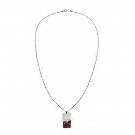 бижутерия,аксесоари,на,разпродажба,tommy,hilfiger,hilfiger,wood,dog,tag,silver