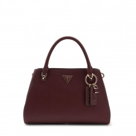 Guess Womens Noelle Satchel Bag - BURGUNDY guess,women,s,noelle,satchel,bag,burgundy
