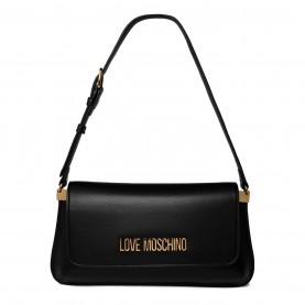 всички,чанти,love,moschino,logo,flat,shoulder,bag,black