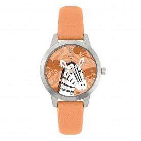часовник,часовници,аксесоари,на,разпродажба,tikkers,zebra,watch,ch99,orange