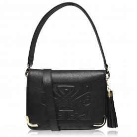 Biba Leather Gretal Cross Body Bag - Black biba,leather,gretal,cross,body,bag,black