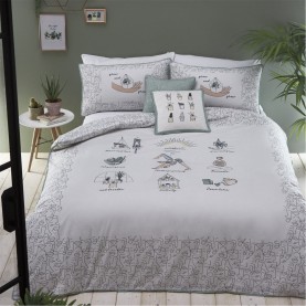 спално,бельо,и,комплекти,appletree,wellbeing,pure,cotton,duvet,cover,set,multi