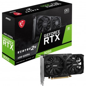 MSI NVIDIA GeForce RTX™ 3050 VENTUS 2X 6G OC - Black msi,nvidia,geforce,rtx,3050,ventus,2x,6g,oc,black