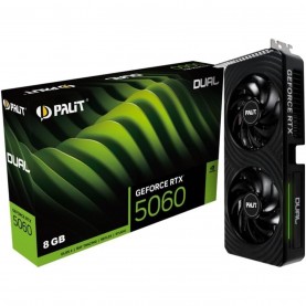 PALIT NVIDIA GeForce RTX™ 5060 Dual 8GB - Black palit,nvidia,geforce,rtx,5060,dual,8gb,black