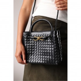 чанта,дамски,летни,чанти,и,портмонета,несесери,wheres,that,from,wheres,woven,leather,tote,bag,with,gold,detail,black