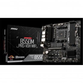 MSI B550 00 - B550M PRO-VDH WIFI - AMD Motherboard - Black msi,b550,00,b550m,pro,vdh,wifi,amd,motherboard,black