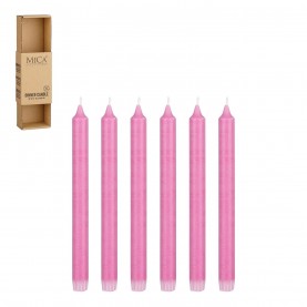 аксесоари,на,разпродажба,mica,candle,stearin,6,pieces,pink