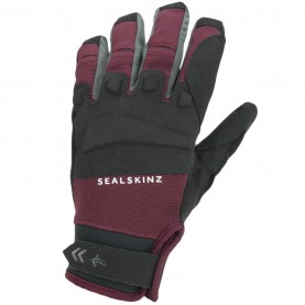ръкавици,велосипедни,ръкавици,sealskinz,all,weather,mtb,waterproof,cycling,gloves,black,red