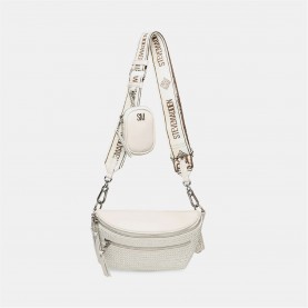 Чанта Steve Madden Bclarkes Bag Ld99 - Bone/Silver чанта,всички,чанти,аксесоари,на,разпродажба,steve,madden,madden,bclarkes,bag,ld99,bone,silver