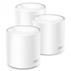 TP-LINK Dual-Band Deco X50 AX3000 WiFi Mesh System (3-Pack) - White tp,link,dual,band,deco,x50,ax3000,wifi,mesh,system,3,pack,white