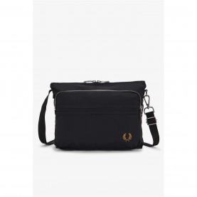 чанта,всички,чанти,аксесоари,на,разпродажба,fred,perry,men's,cross,body,bag,black,102