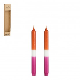 аксесоари,на,разпродажба,mica,dip,dye,dinner,candle,stearin,2,pieces,orange