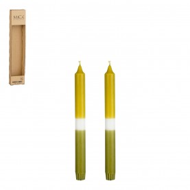 аксесоари,на,разпродажба,mica,dip,dye,dinner,candle,stearin,2,pieces,green