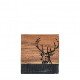 Gallery Stag Coasters 99 - Black аксесоари,на,разпродажба,gallery,stag,coasters,99,black