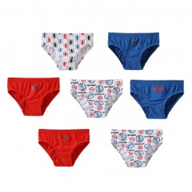 слипове,character,boy's,7pk,briefs,spiderman