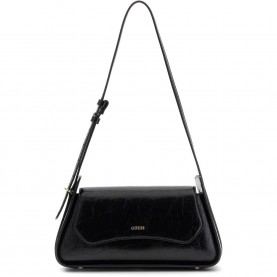 Guess Womens Xena Flap Shoulder Bag - Black guess,women,s,xena,flap,shoulder,bag,black