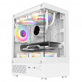 cit,micro,atx,gaming,case,with,tg,front+side,panels,with,3x,cit,dual,ring,infinity,fans,white,white
