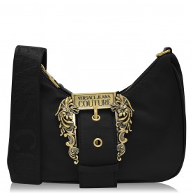 всички,чанти,versace,jeans,couture,buckled,hobo,bag,black,899