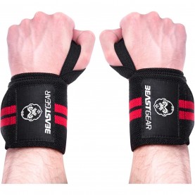 Beast Gear Adults G Wraps Wrist Supports - Black аксесоари,на,разпродажба,спорт,в,училище,всички,фитнес,аксесоари,beast,gear,adults,g,wraps,wrist,supports,black