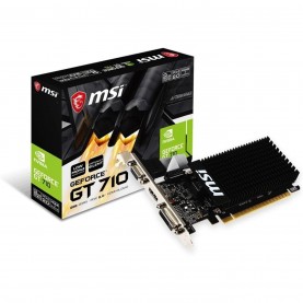 MSI MSI GT710 2GD3H LP GPU - Black msi,msi,gt710,2gd3h,lp,gpu,black