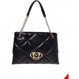 Дамска чанта за през рамо Love Moschino Womens Shoulder Bag - Black дамска,чанта,за,през,рамо,всички,чанти,аксесоари,на,разпродажба,love,moschino,women,s,shoulder,bag,black