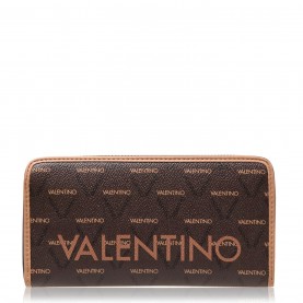 дамски,чанти,valentino,bags,valentino,logo,large,zip,around,purse,cuoio,multi,e76