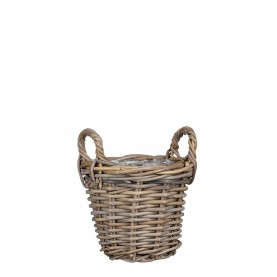 домашни,потреби,аксесоари,на,разпродажба,mica,marcia,basket,round,with,handles,grey