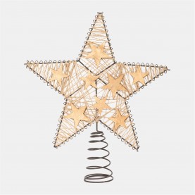 коледни,опаковки,и,декорации,the,spirit,of,christmas,tree,topper,54,gold,one,size,gold