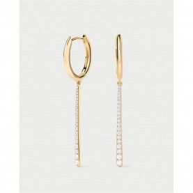 PDPAOLA Olga Hoop Earrings - 18k Gold Plated pdpaola,olga,hoop,earrings,18k,gold,plated