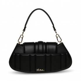 Steve Madden Womens Btavi Shoulder Bag - BLACK/GOLD steve,madden,women,s,btavi,shoulder,bag,black,gold