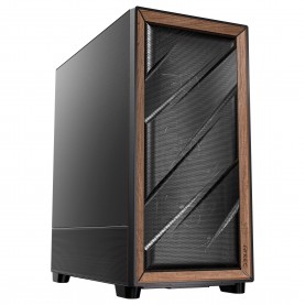 Antec FLUX SE Midi Tower Black Wood - Black antec,flux,se,midi,tower,black,wood,black