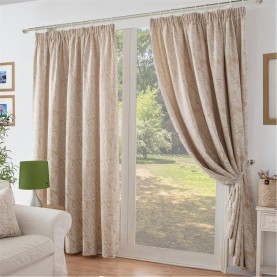 alan,symonds,chenille,jacquard,lined,pencil,pleat,curtains,cream
