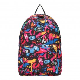 Раница Artsac Front Pocket Backpack - Multi раница,ученически,раници,artsac,front,pocket,backpack,multi