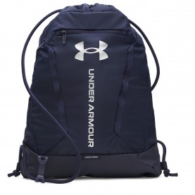 Чанта Under Armour Adults Hustle Gym Drawstring Bag - Midnight Navy чанта,спортни,чанти,under,armour,adults,hustle,gym,drawstring,bag,midnight,navy