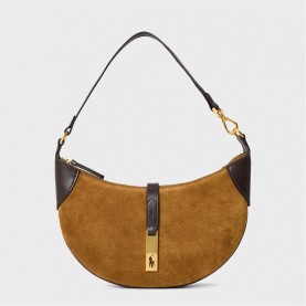 Чанта за през рамо POLO RALPH LAUREN Calfskin Mini Shoulder Bag - Tobacco чанта,за,през,рамо,всички,чанти,polo,ralph,lauren,calfskin,mini,shoulder,bag,tobacco