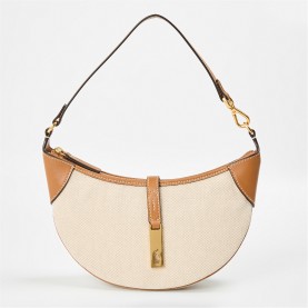 Чанта за през рамо POLO RALPH LAUREN Calfskin Mini Shoulder Bag - Natural Tan чанта,за,през,рамо,всички,чанти,аксесоари,на,разпродажба,polo,ralph,lauren,calfskin,mini,shoulder,bag,natural,tan