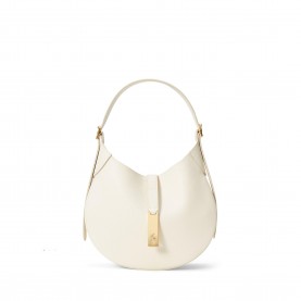 Чанта за през рамо Polo Ralph Lauren Calfskin Mini Shoulder Bag - IVORY чанта,за,през,рамо,всички,чанти,polo,ralph,lauren,calfskin,mini,shoulder,bag,ivory