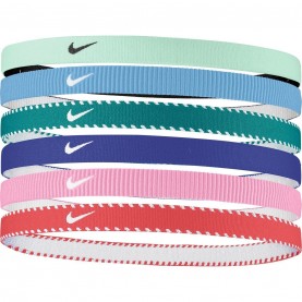 Диадема Nike Flex Kids Headbands (6 Pack) - Arctic Green диадема,всички,шапки,всички,фитнес,аксесоари,скуош,nike,flex,kids,headbands,6,pack,arctic,green