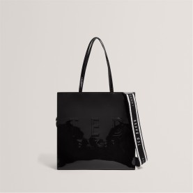 чанта,всички,чанти,портфейли,и,портмонета,портмонета,аксесоари,на,разпродажба,ted,baker,ted,web,lrg,iconbag,ld62,black