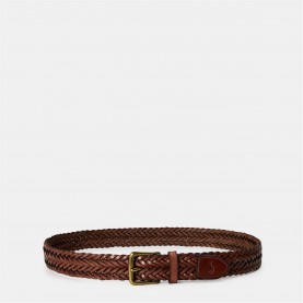 Колан Polo Ralph Lauren Men's Smooth Weave Leather Belt - Polo Saddle колан,колани,polo,ralph,lauren,men's,smooth,weave,leather,belt,polo,saddle