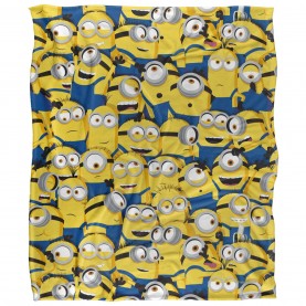 Minions Group Blanket - Minion Group подаръци,и,играчки,домашни,потреби,спално,бельо,и,комплекти,аксесоари,на,разпродажба,minions,group,blanket,minion,group