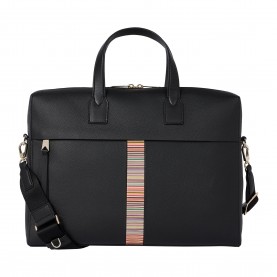 Paul Smith Folio Leather Laptop Bag - Black paul,smith,folio,leather,laptop,bag,black
