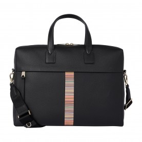 аксесоари,на,разпродажба,paul,smith,men's,leather,folio,laptop,bag,black